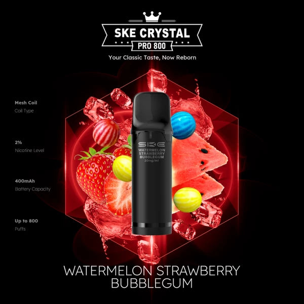 SKE Crystal Pro 800 – 20 mg Pods | Großhandel